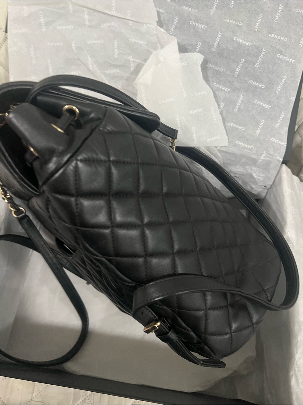 Chanel Quilted Lambskin Backpack - Picture 6 of 10